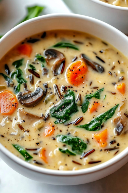 Cozy Autumn Wild Rice Soup That Oven Feelin