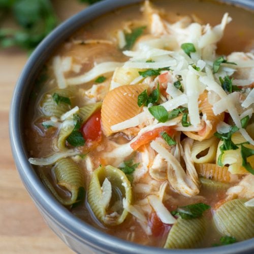 Slow Cooker Chicken Parmesan Soup That Oven Feelin’
