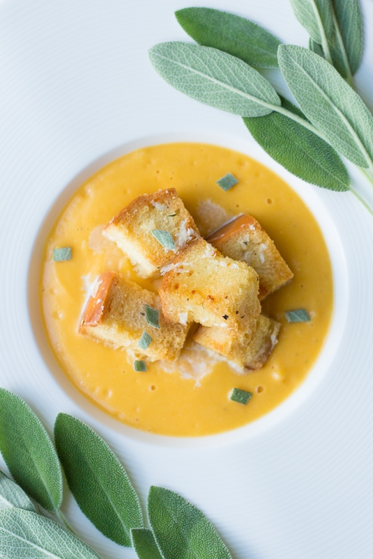 Roasted Butternut Squash Soup That Oven Feelin