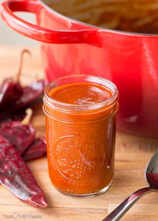 Guajillo Chili Red Enchilada Sauce That Oven Feelin