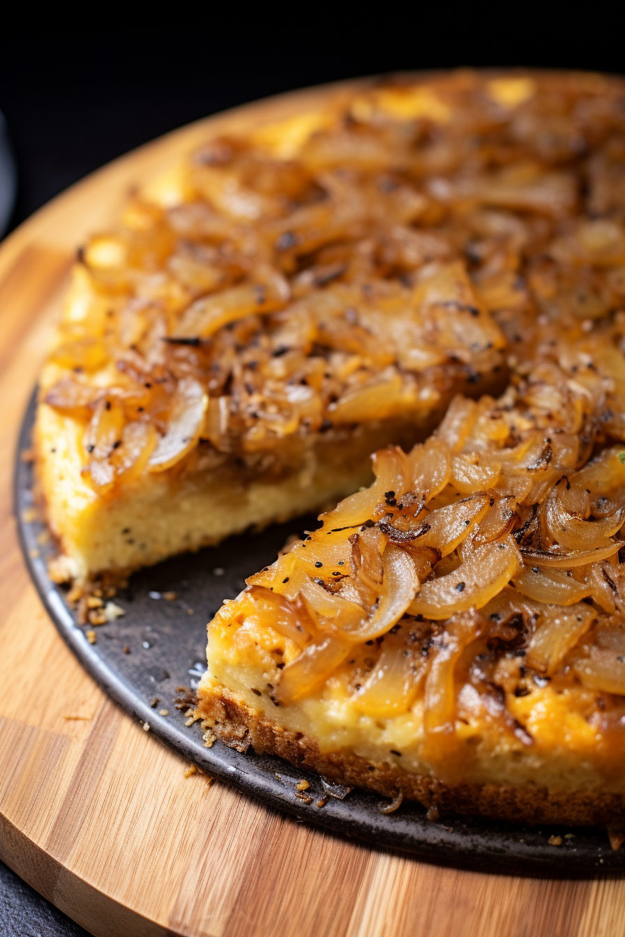 Amish Onion Cake