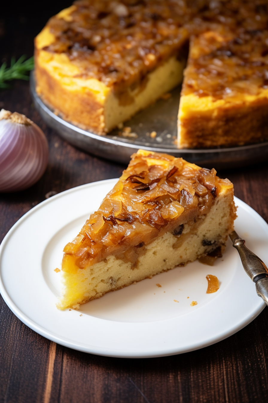 Amish Onion Cake