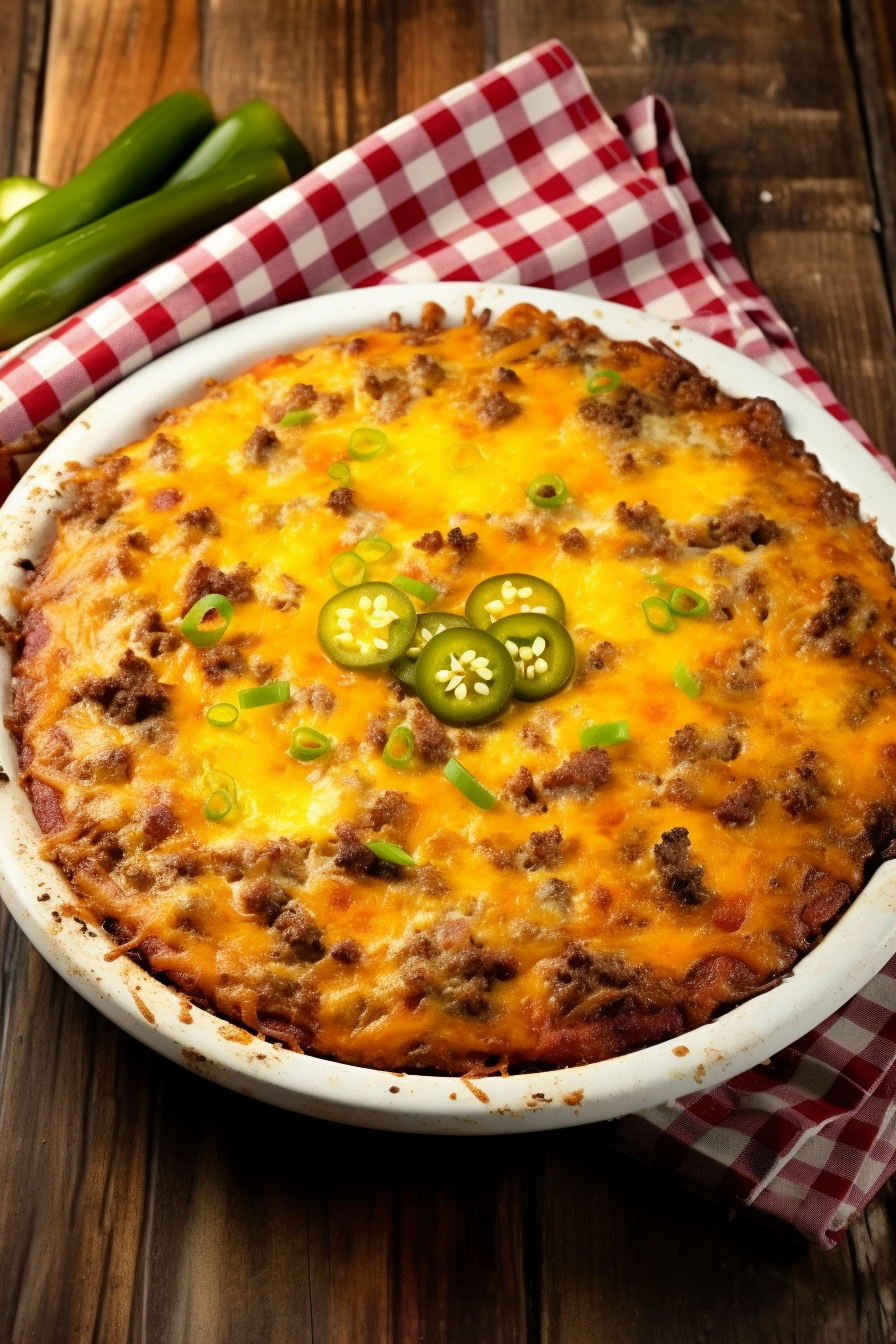 BISQUICK IMPOSSIBLE CHEESEBURGER PIE