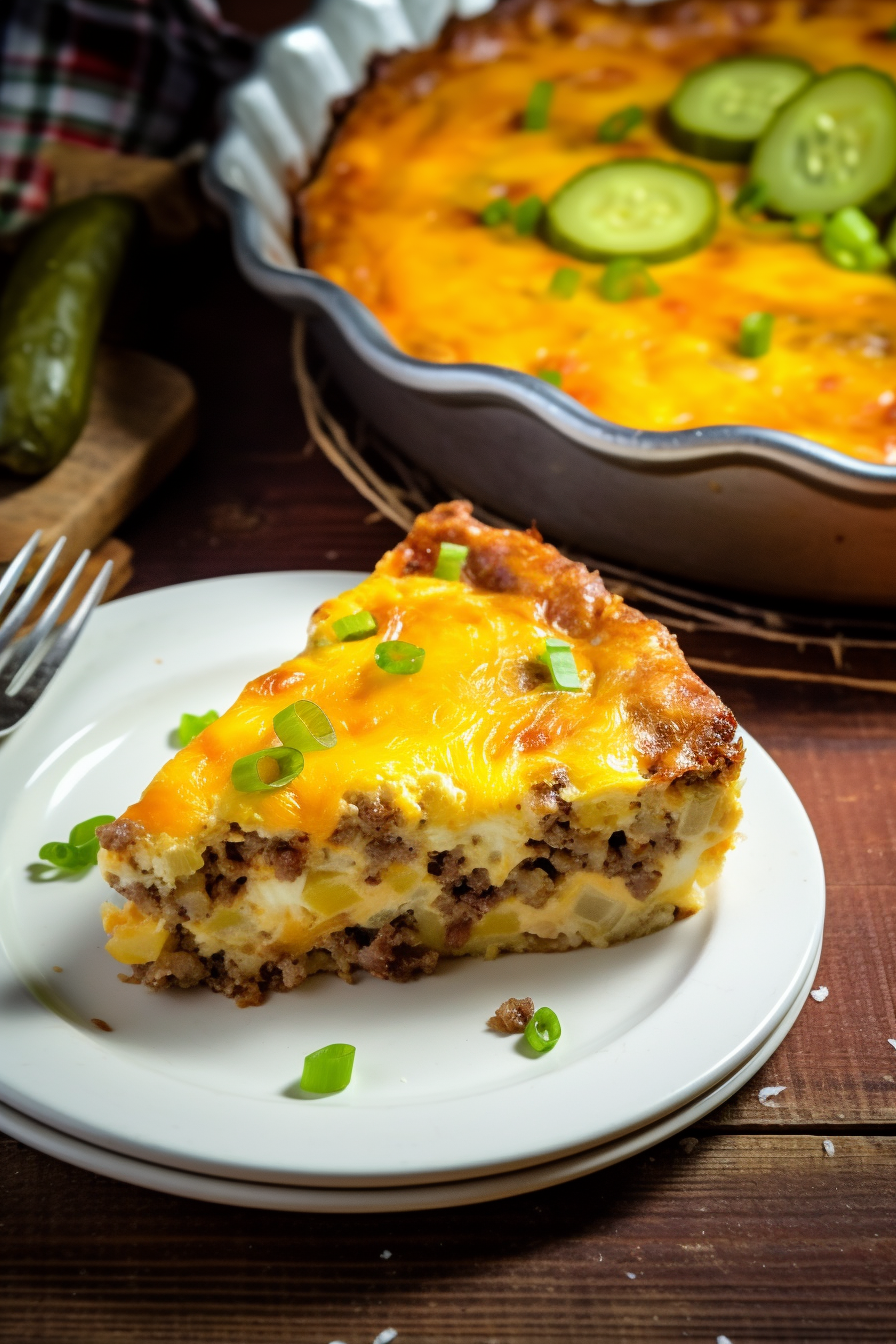 BISQUICK IMPOSSIBLE CHEESEBURGER PIE