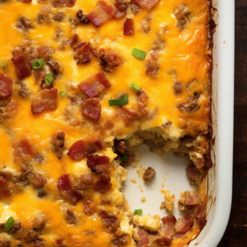 Bacon Cheeseburger Casserole - That Oven Feelin