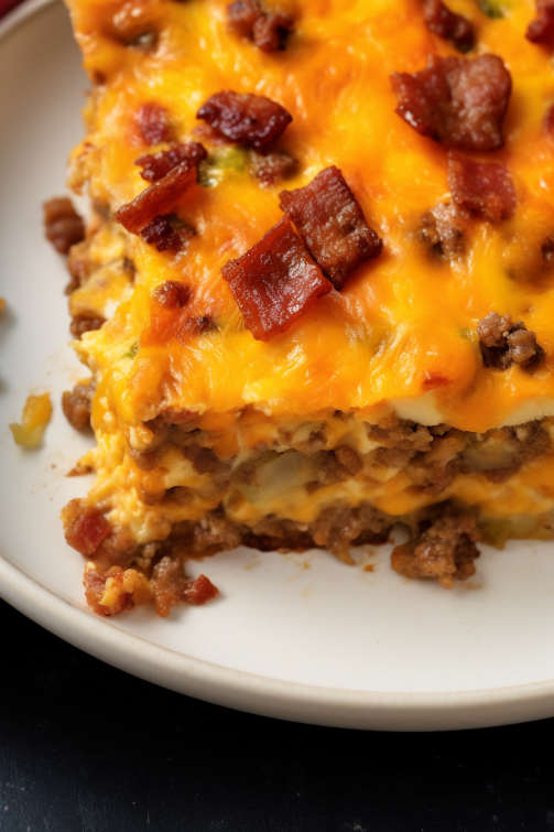 Bacon Cheeseburger Casserole - That Oven Feelin