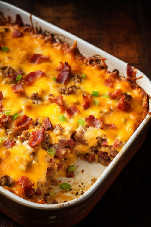 Bacon Cheeseburger Casserole - That Oven Feelin