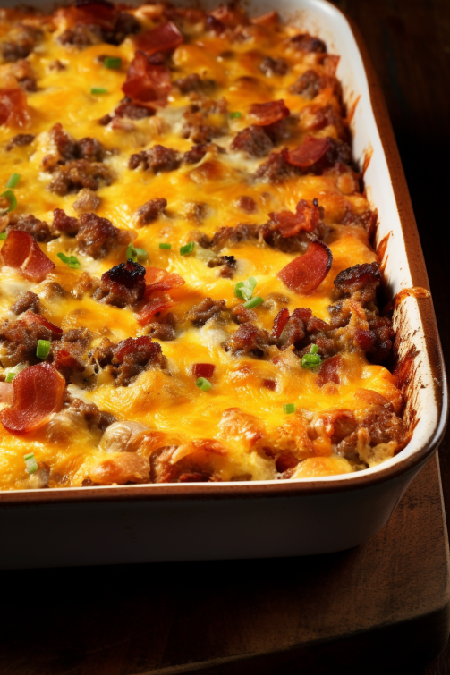 Bacon Cheeseburger Casserole - That Oven Feelin
