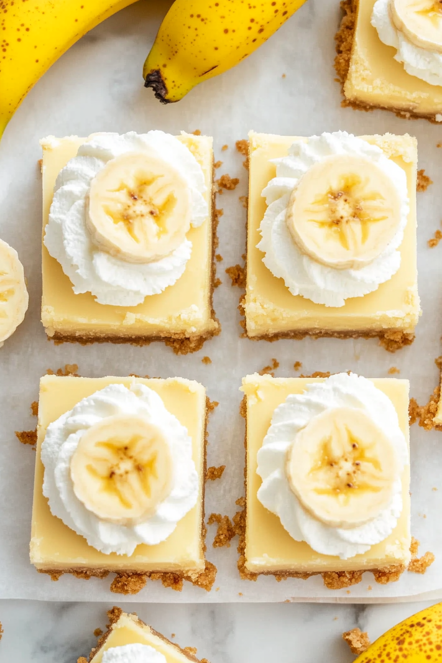 Banana Cream Cheesecake Bars