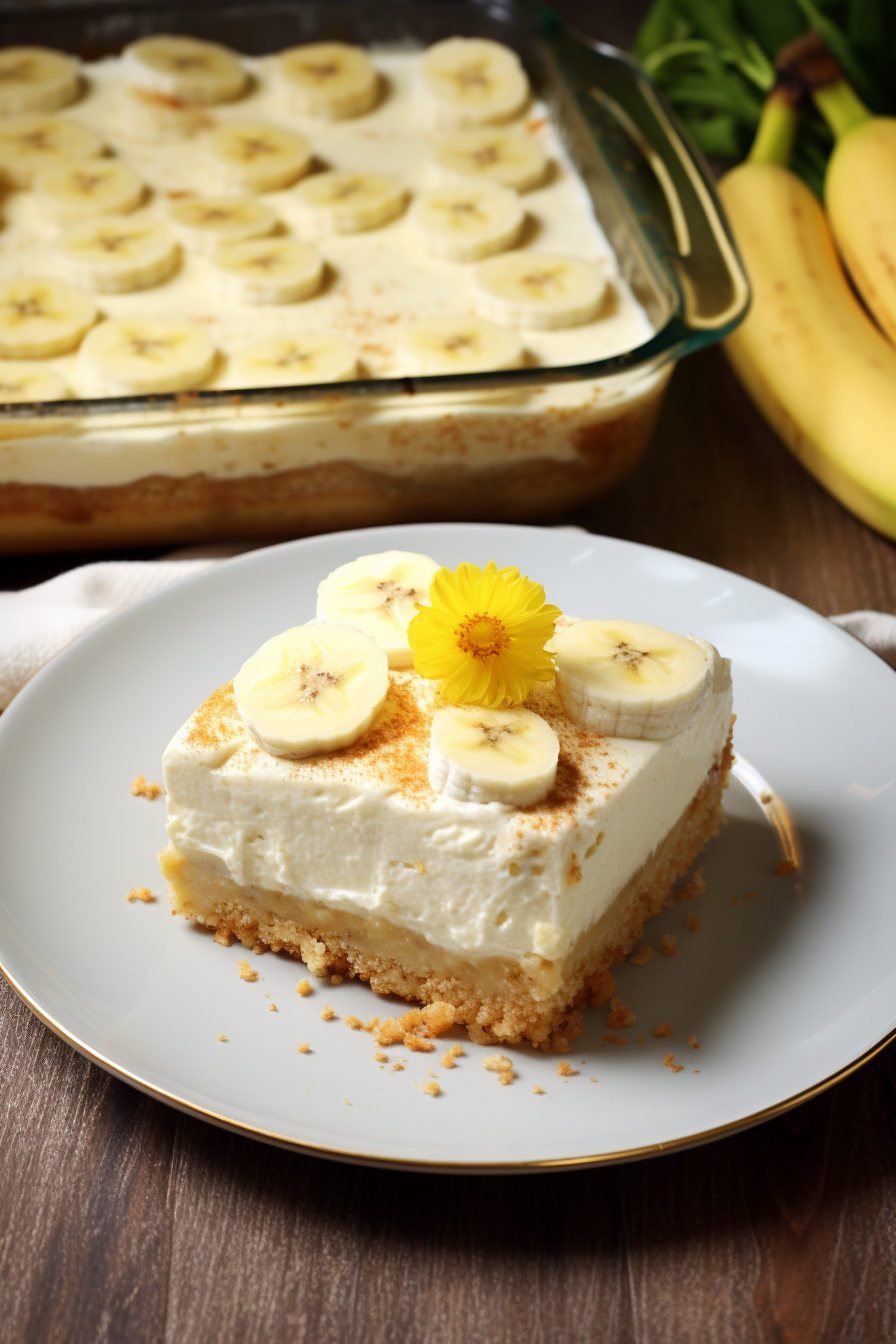 Banana Cream Cheesecake Bars