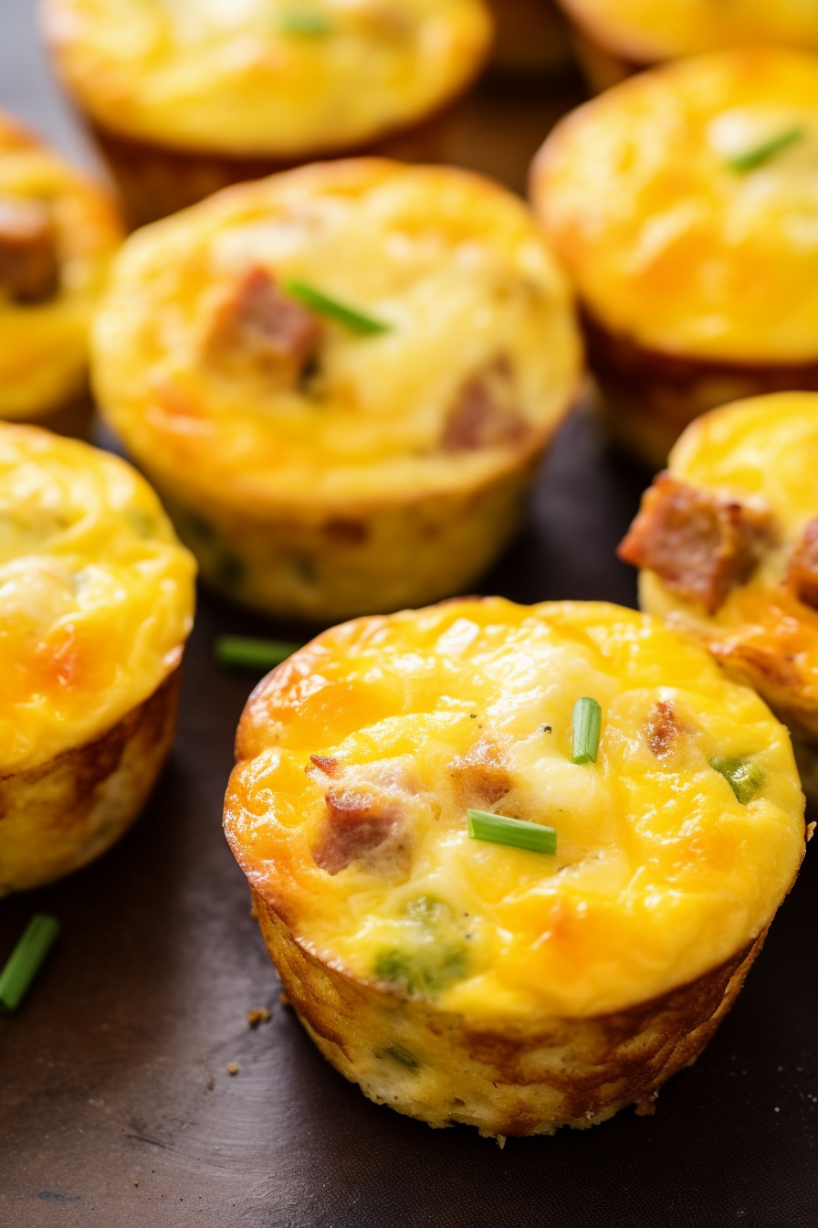 Cheesy Sausage And Egg Muffins