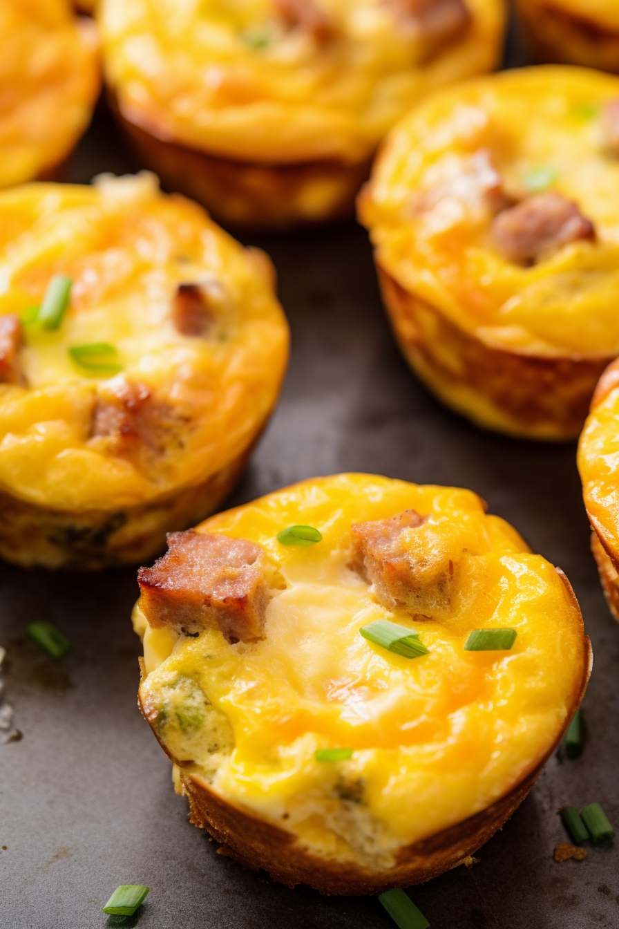 Cheesy Sausage And Egg Muffins