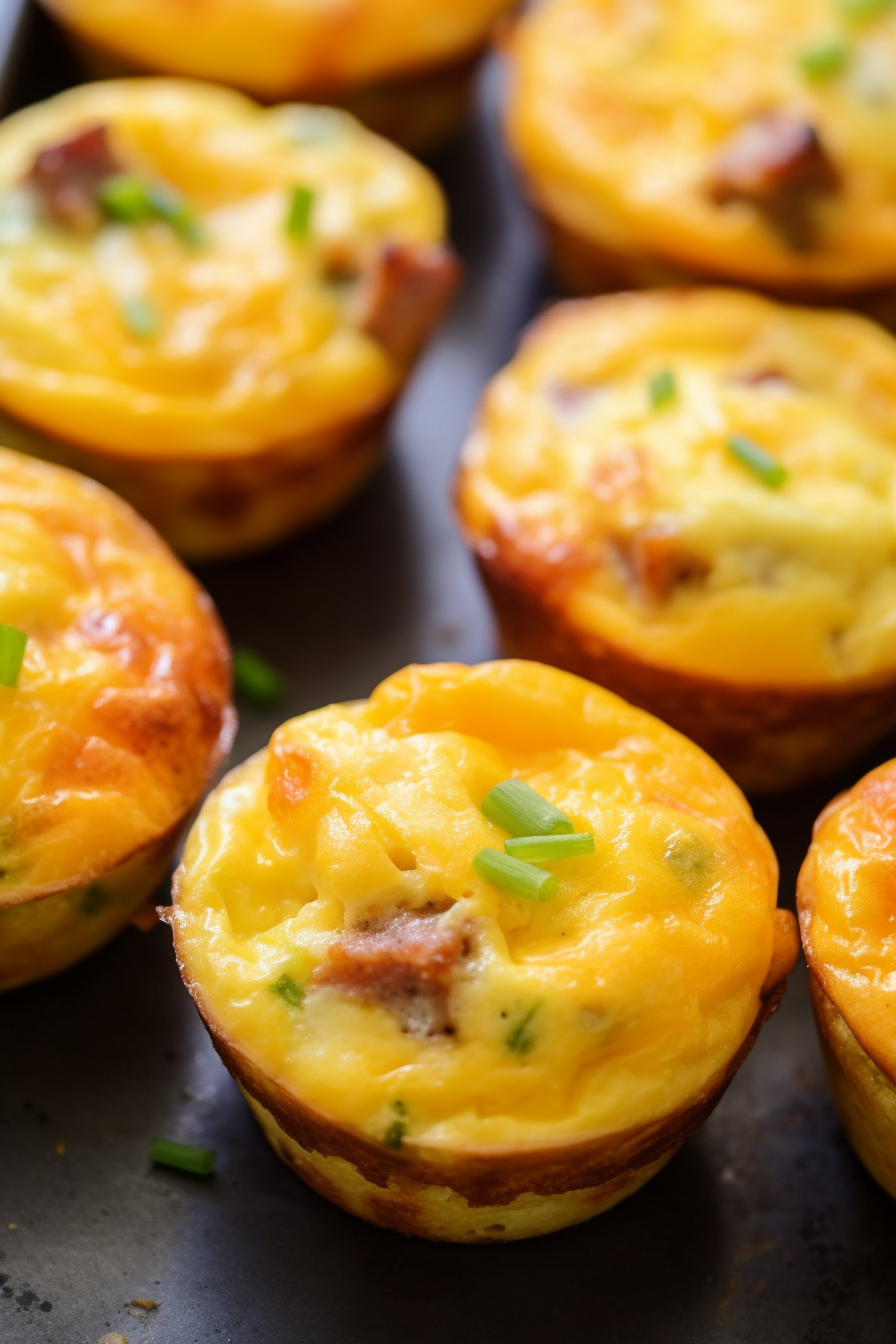 Cheesy Sausage And Egg Muffins