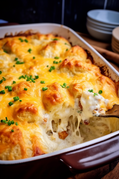 Chicken Bubble Biscuit Bake Casserole - That Oven Feelin