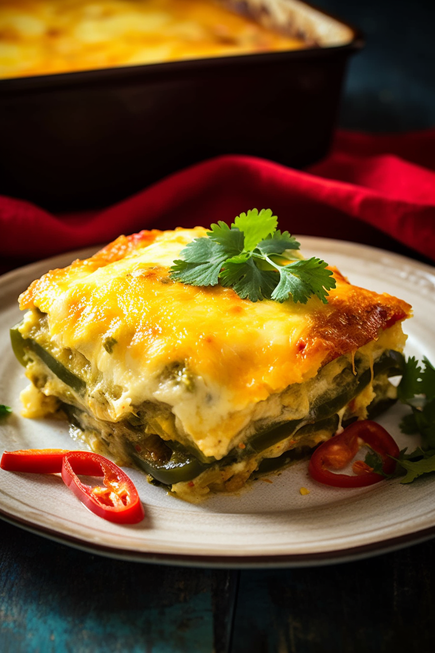 Chile Rellenos Casserole - Laughing Spatula