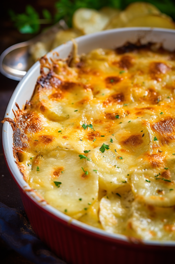 Copycat Ruth’s Chris Potatoes au Gratin - That Oven Feelin