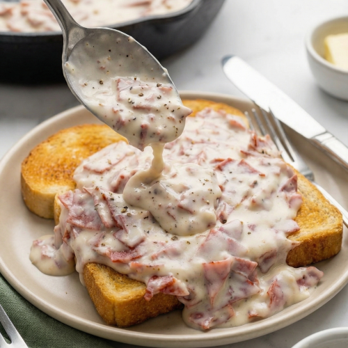 Creamed Chipped Beef on Toast