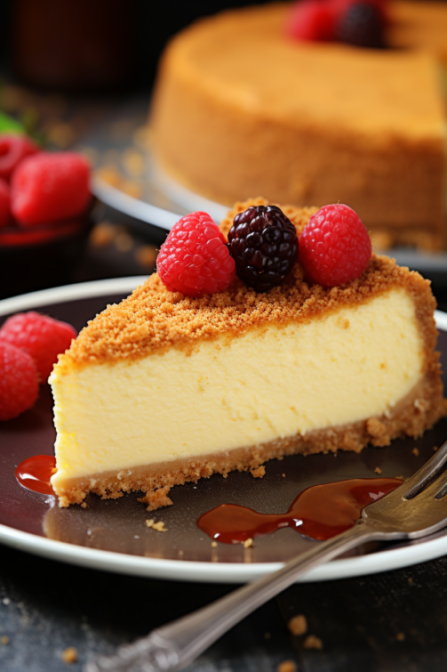 Double Crust Cheesecake - That Oven Feelin