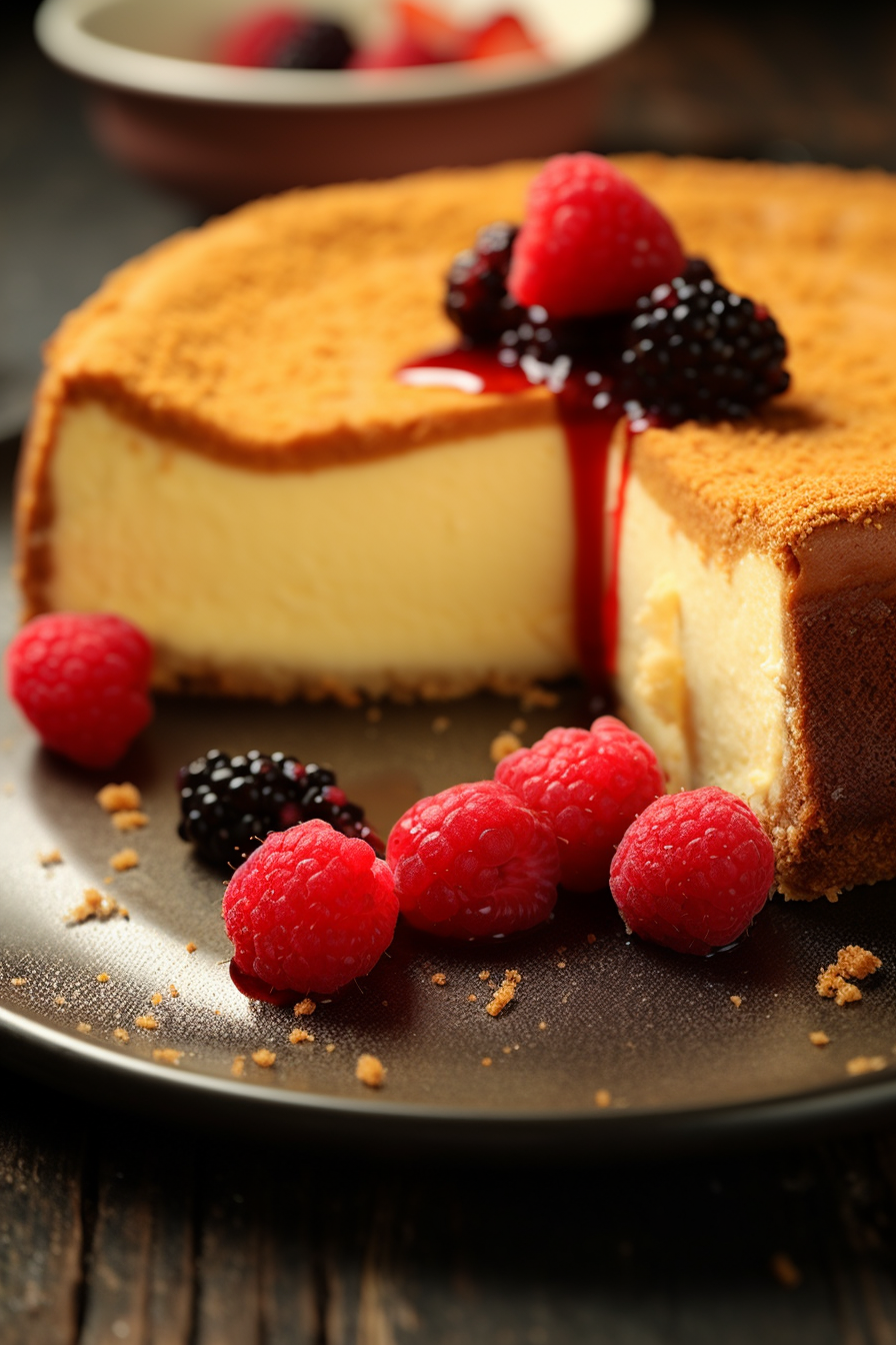 Double Crust Cheesecake - That Oven Feelin