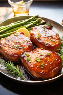 Honey Garlic Boneless Pork Chops - That Oven Feelin