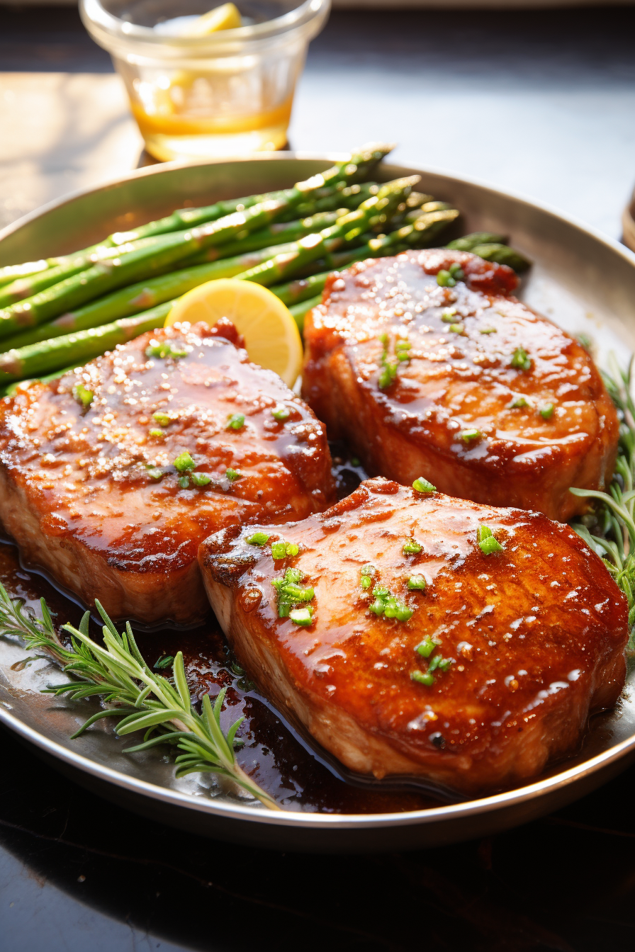 Honey Garlic Boneless Chops