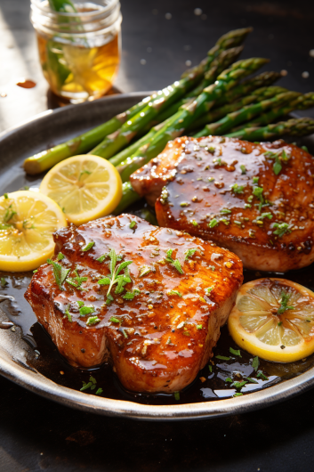 Honey Garlic Boneless Pork Chops - That Oven Feelin