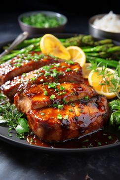 Honey Garlic Boneless Pork Chops - That Oven Feelin