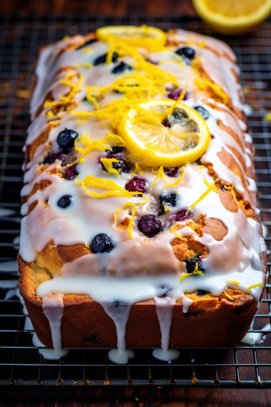 Lemon Blueberry Yogurt Loaf