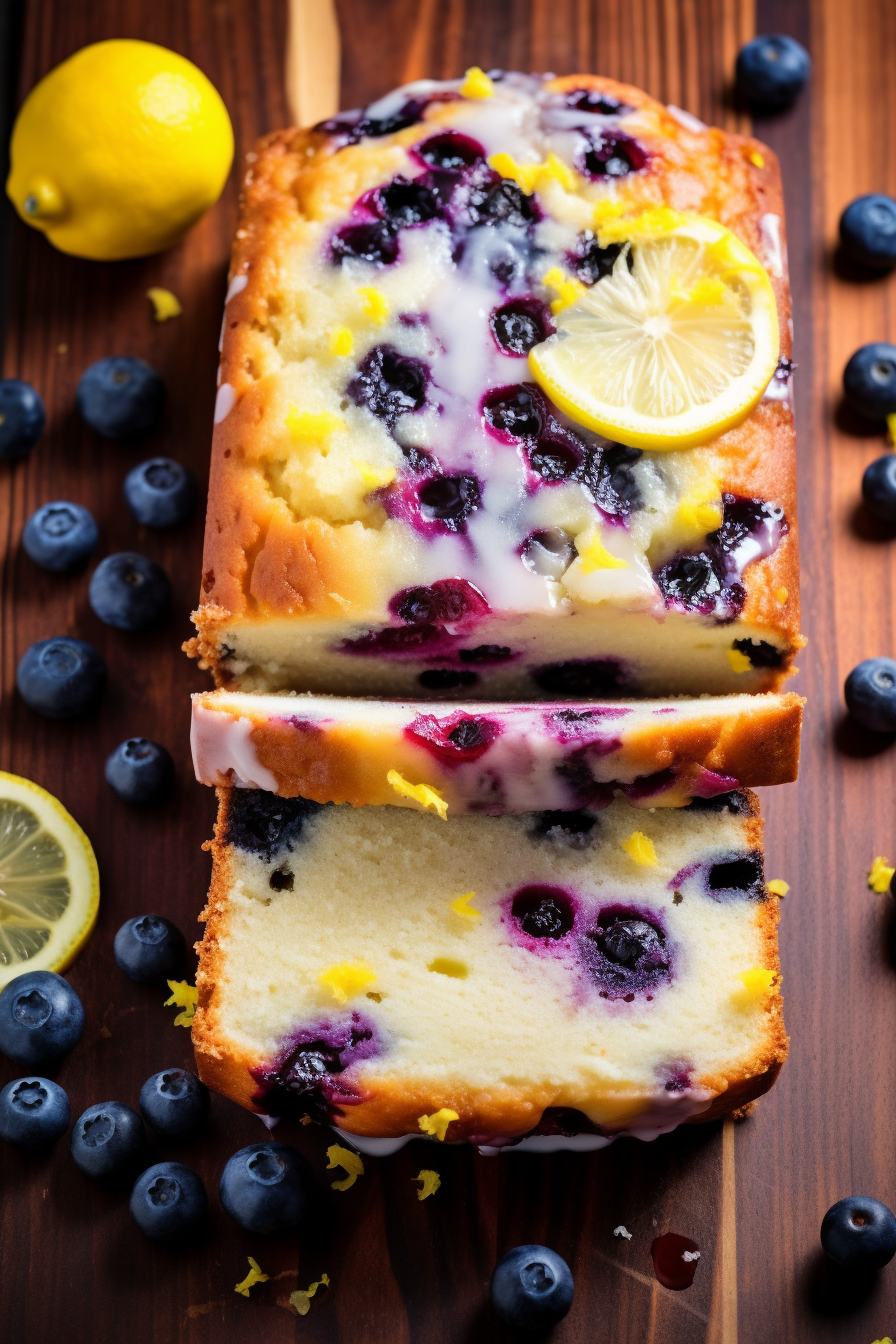 Lemon Blueberry Yogurt Loaf