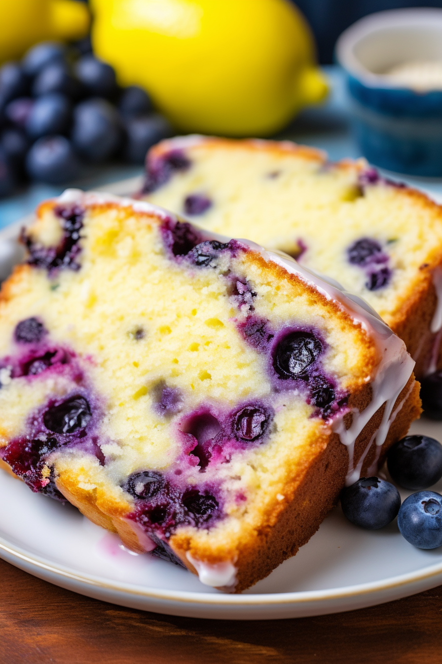 Lemon Blueberry Yogurt Loaf