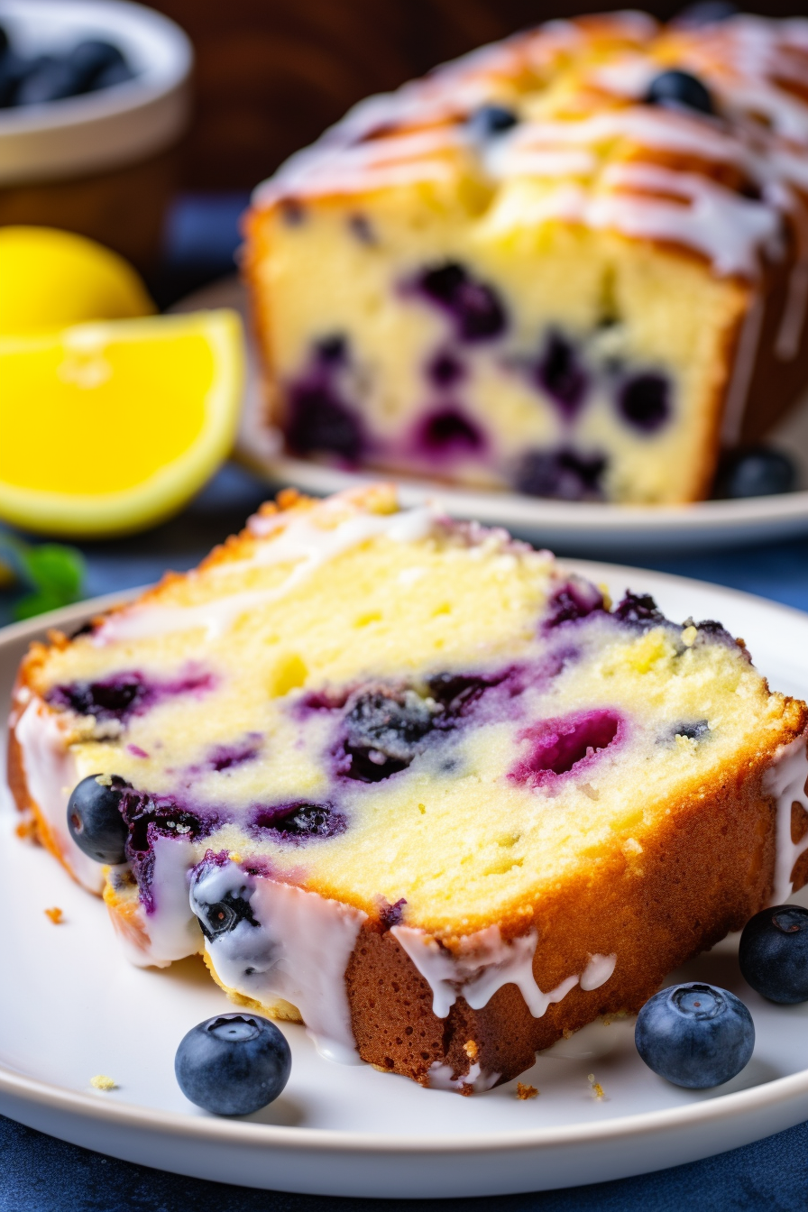 Lemon Blueberry Yogurt Loaf