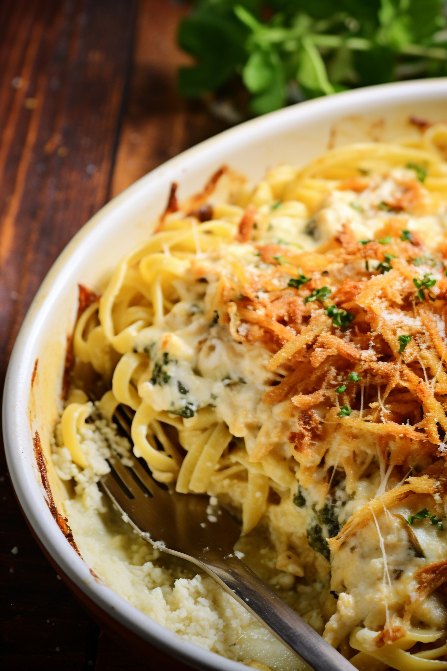 Monterey Chicken Spaghetti Casserole