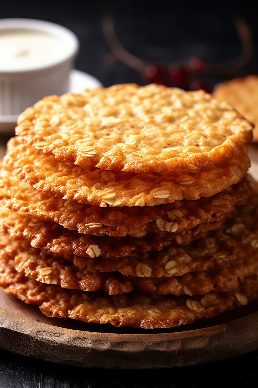 Toasted Oatmeal Lace Cookies Recipe 