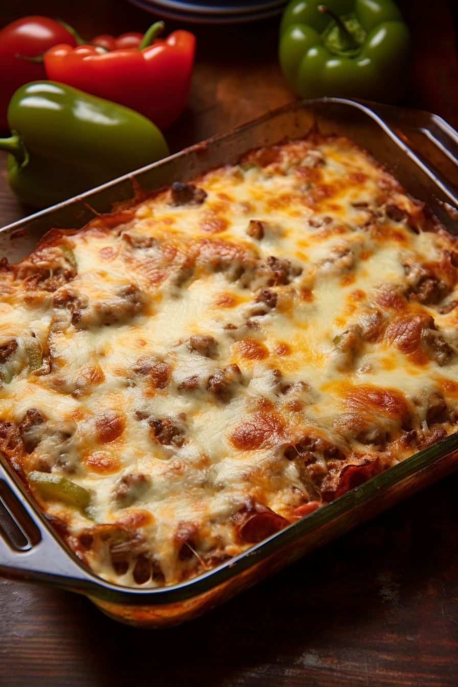 Philly Cheesesteak Casserole