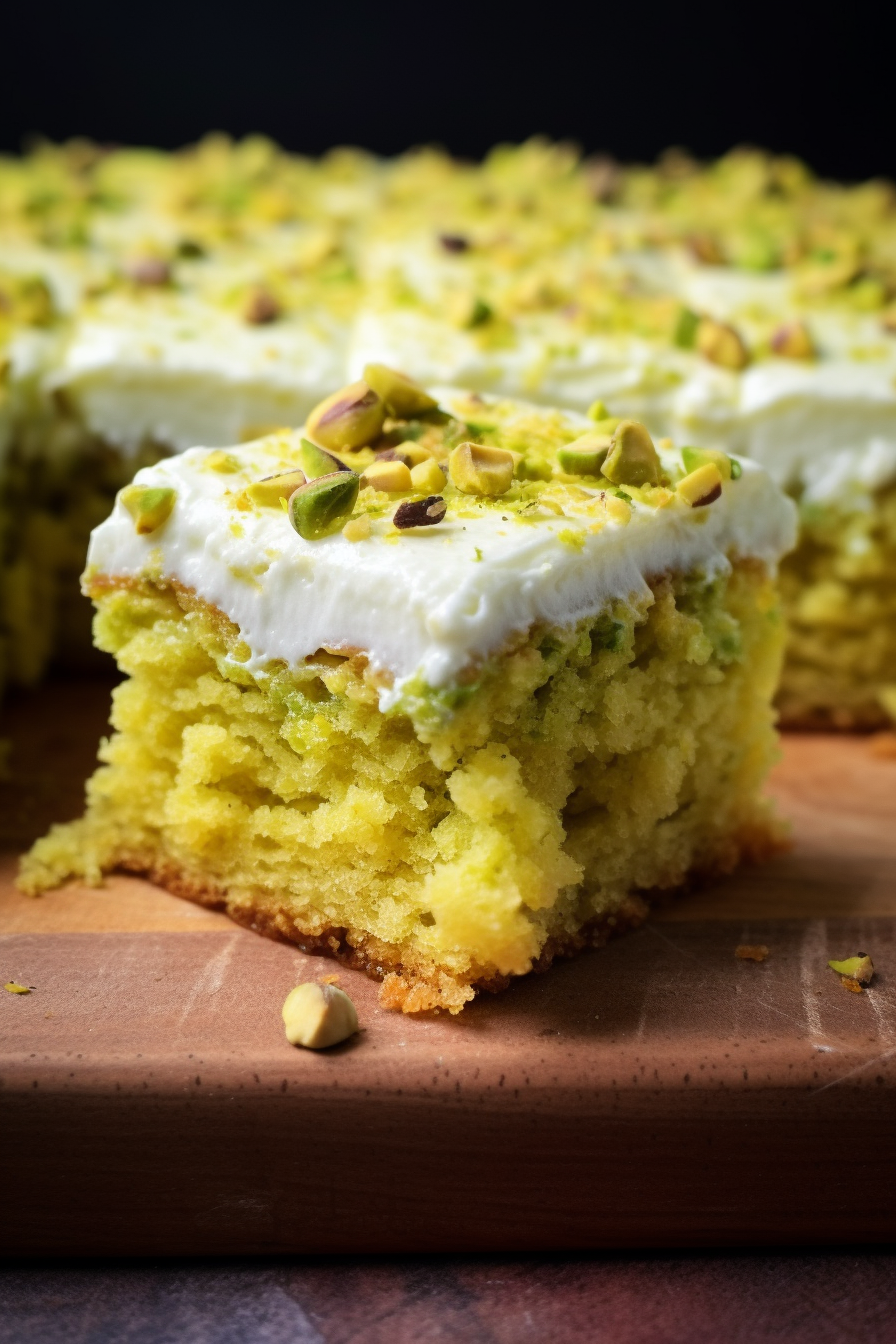 Pineapple Pistachio Cake