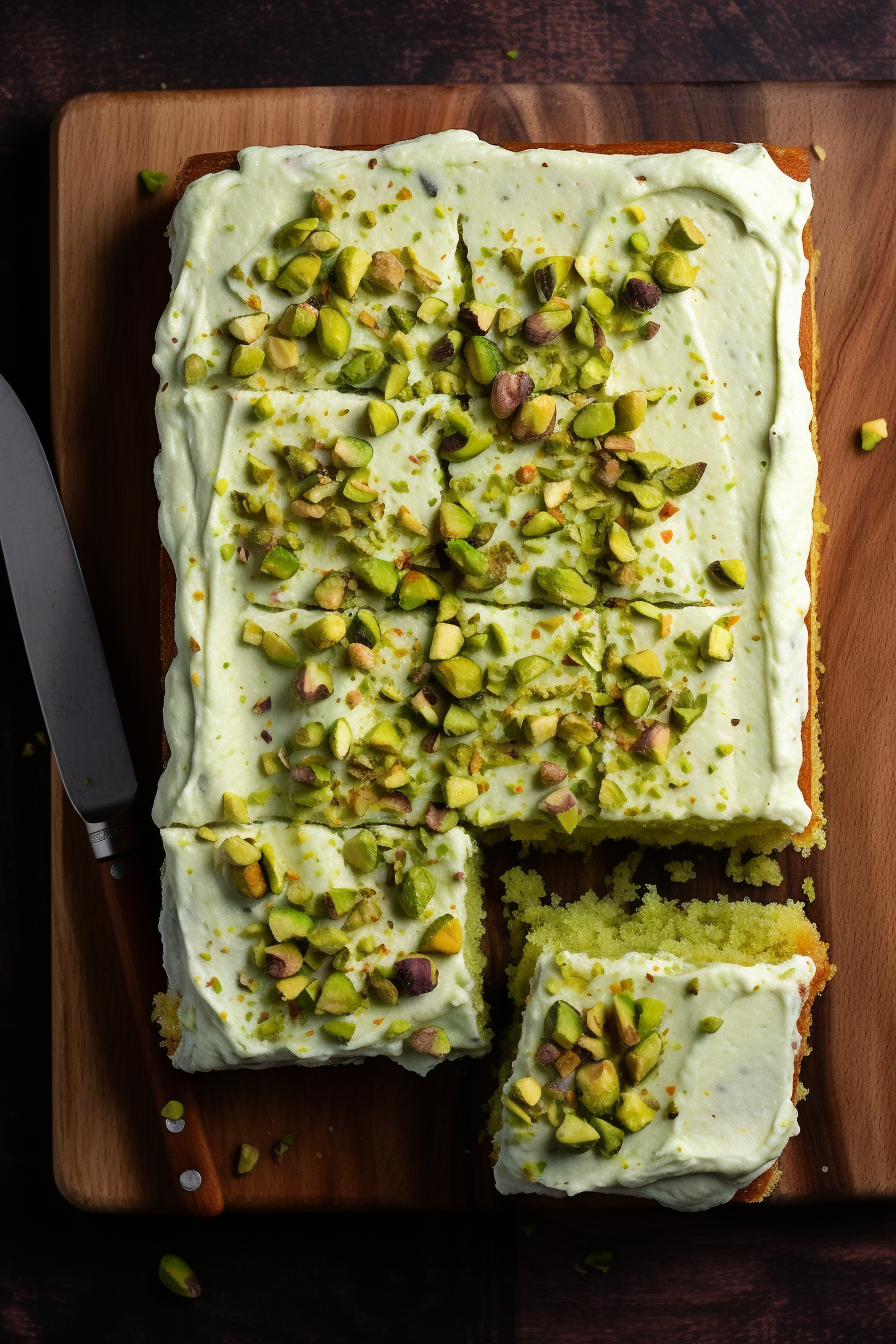 Pineapple Pistachio Cake