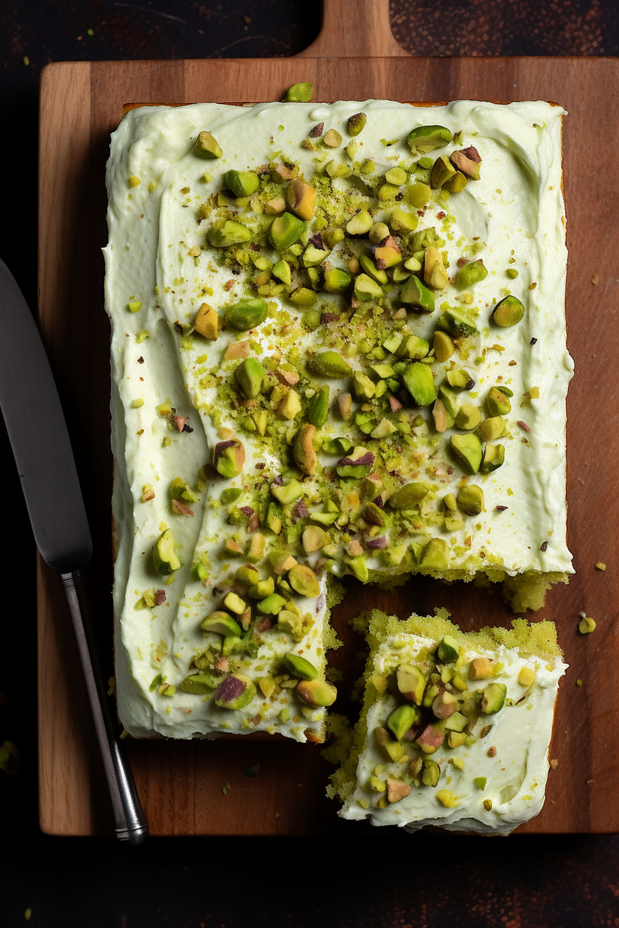 Pineapple Pistachio Cake