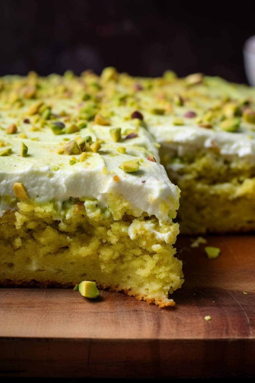 Pineapple Pistachio Cake