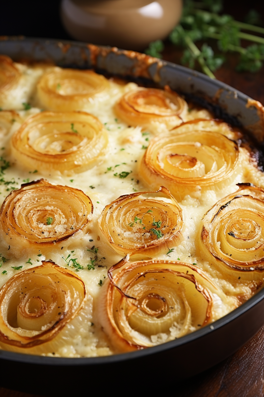 Roasted Parmesan Creamed Onions