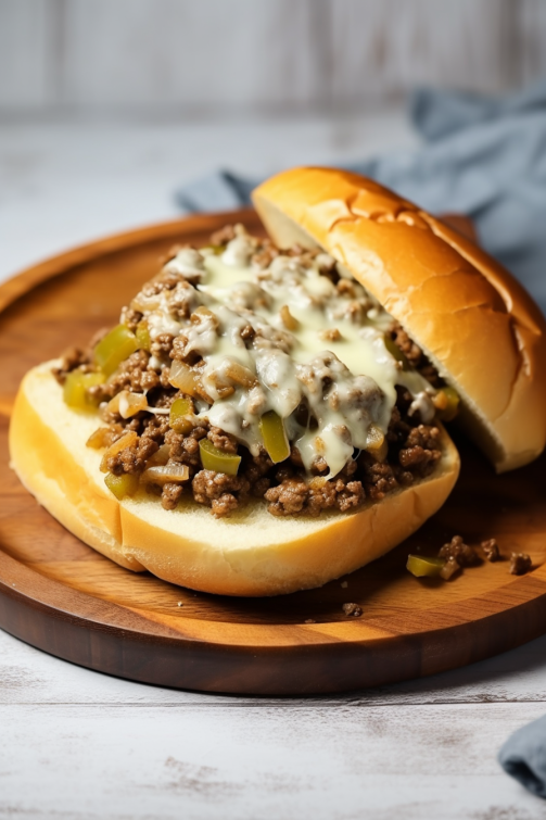 Sloppy Joe Philly Cheesesteak - That Oven Feelin