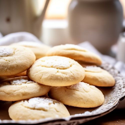 Soft & fluffy sugar cookies frosted with buttercream icing