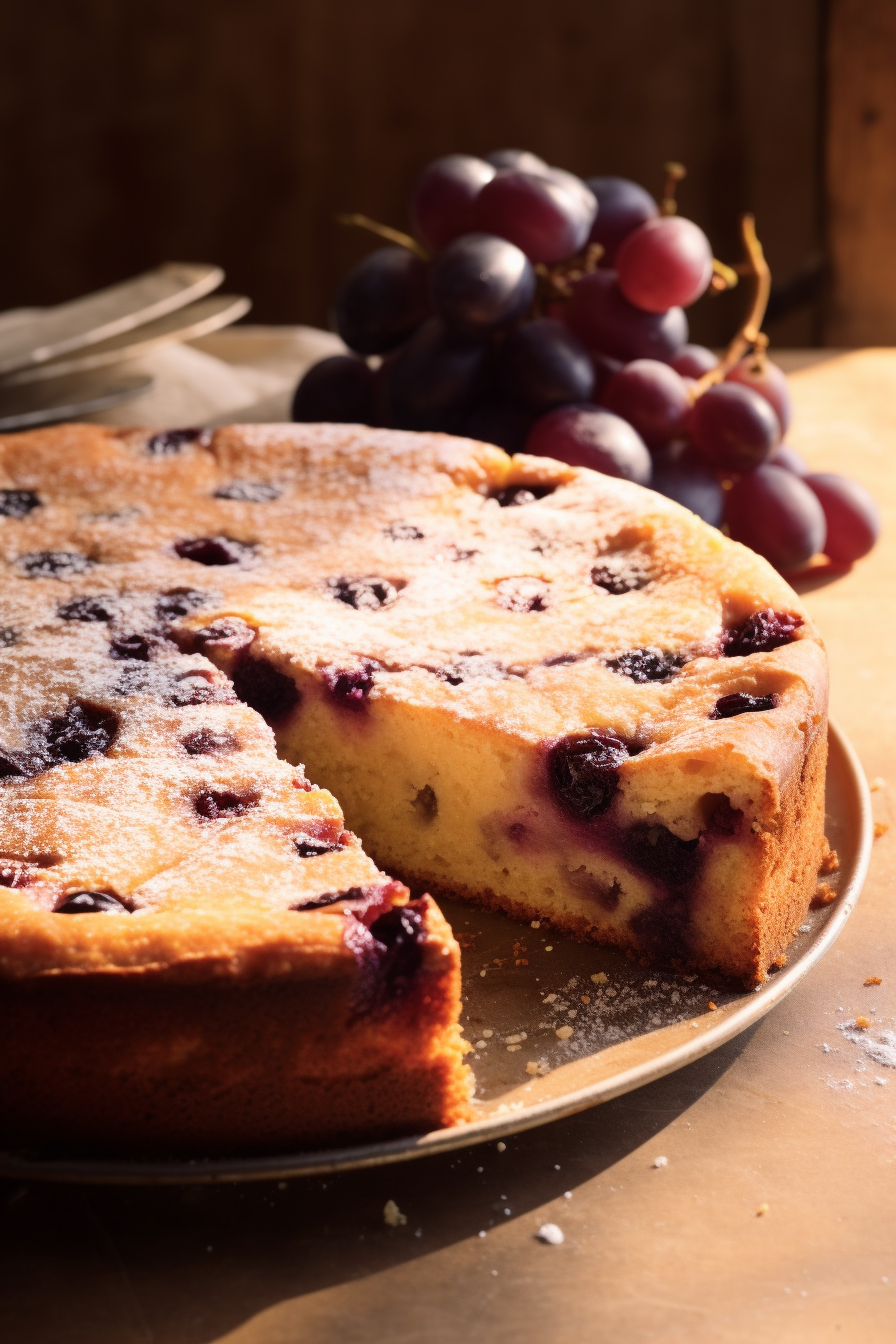 ITALIAN GRAPE CAKE (TORTA BERTOLINA)