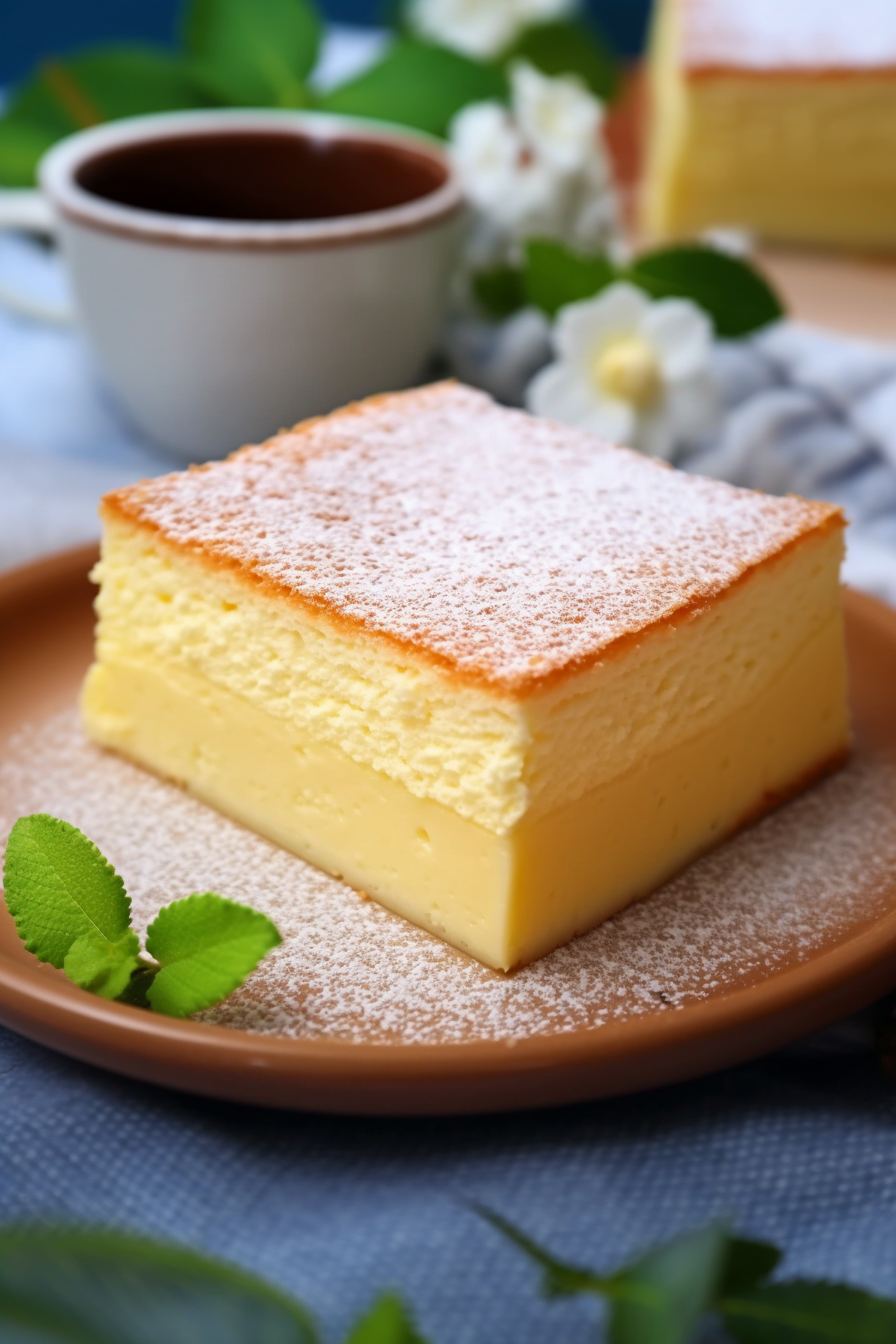 Eggless Japanese cotton cheese cake