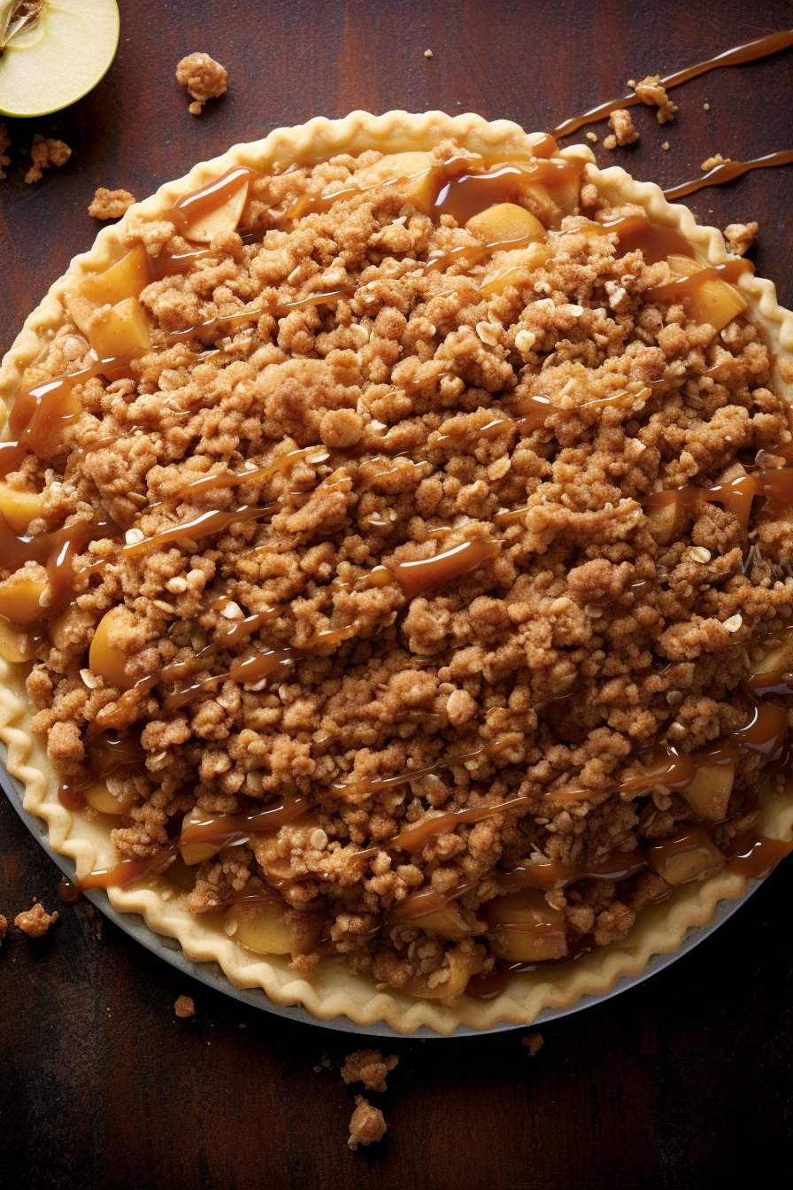 Apple Crisp Pizza - That Oven Feelin