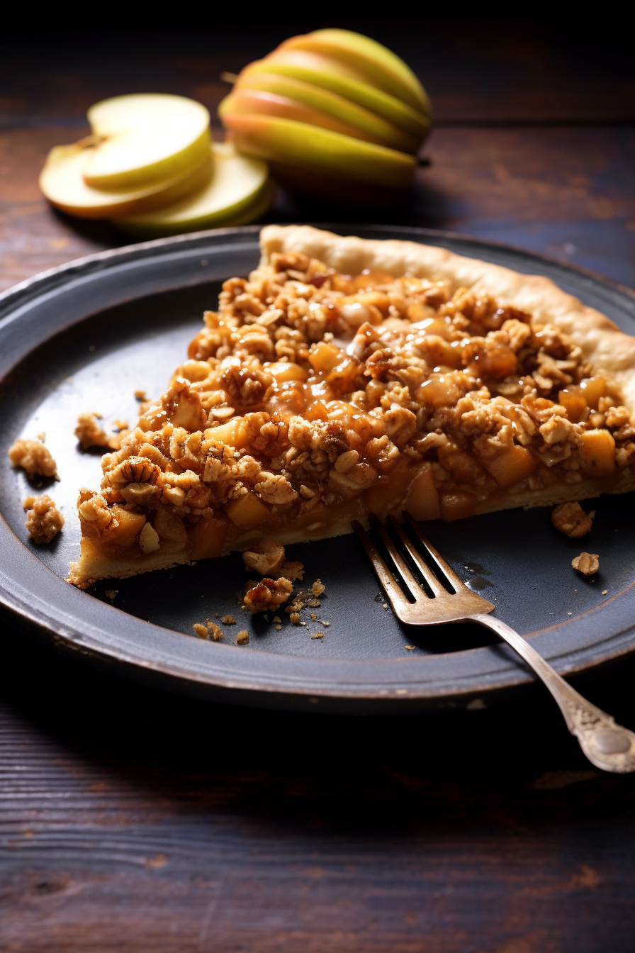 Apple Crisp Pizza - That Oven Feelin