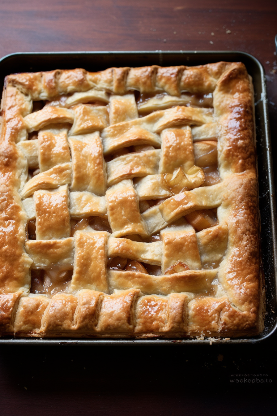 Apple Slab Pie