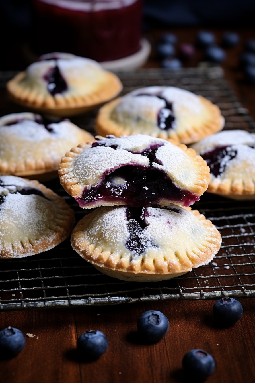 Blueberry Pie Cookies