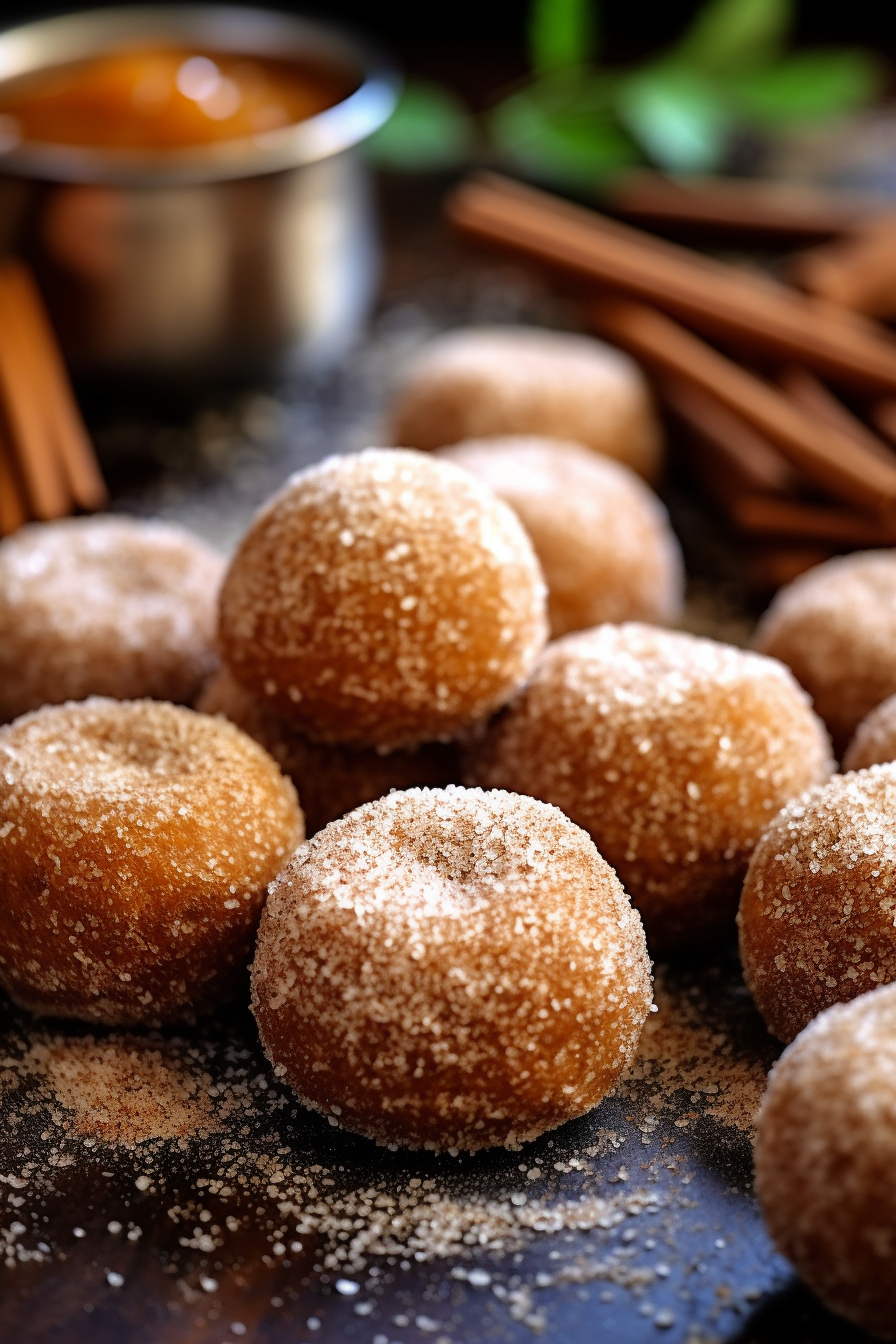 Baked Pumpkin Donut Holes