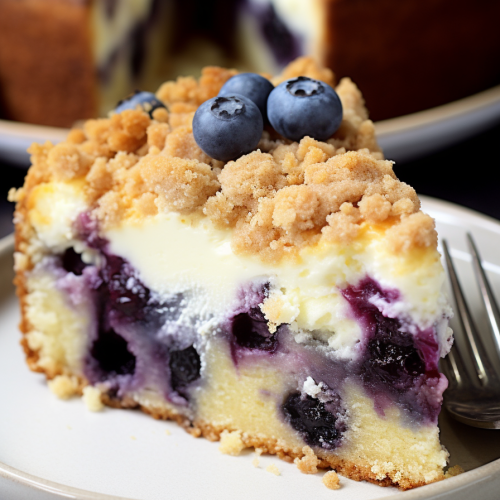 Blueberry Cream Cheese Coffee Cake