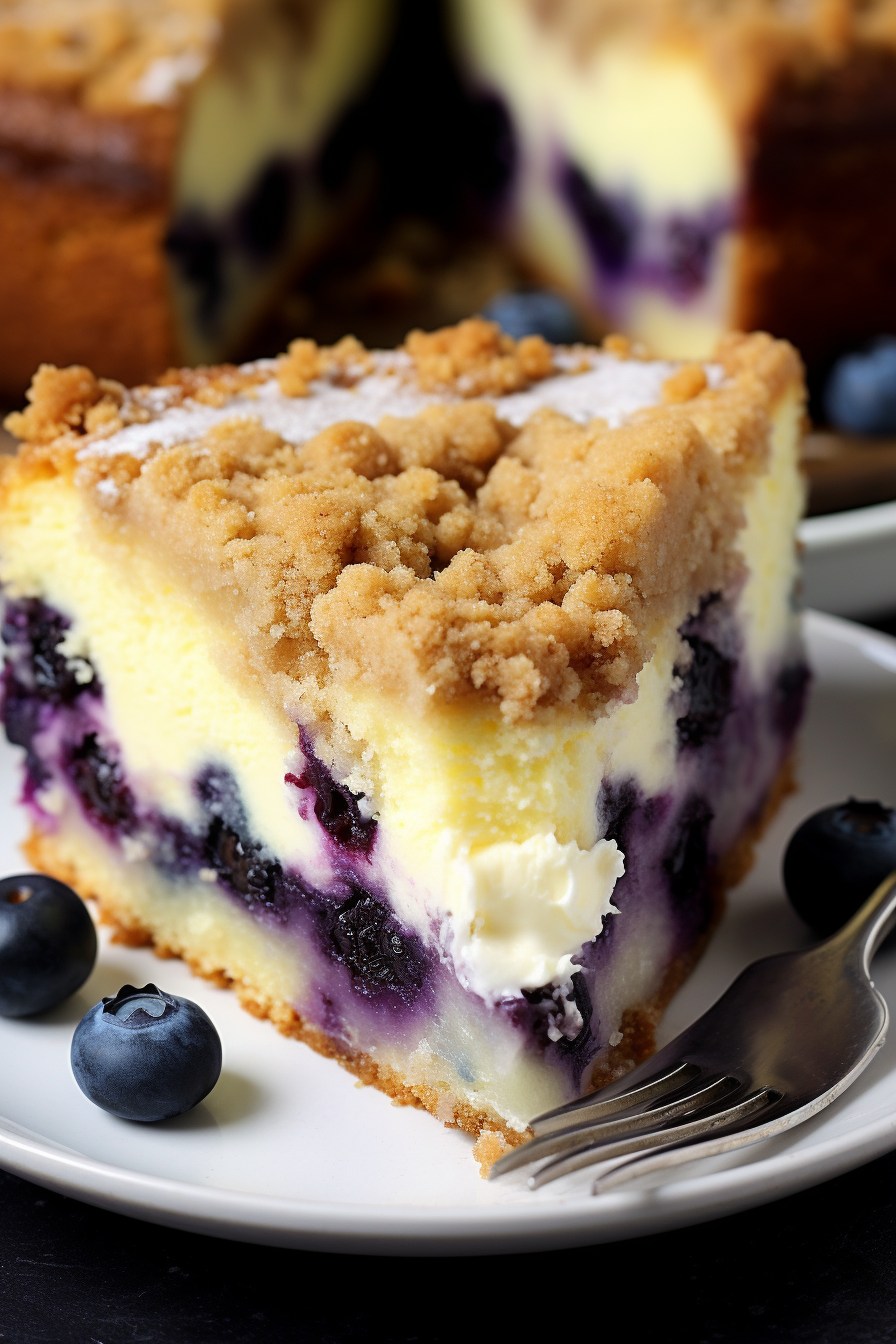 Blueberry Cream Cheese Coffee Cake